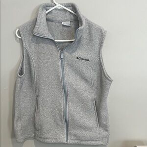 Columbia womens benton springs fleece vest gray XL